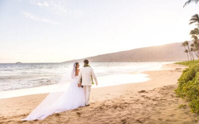 Romantic Beachfront Maui Wedding