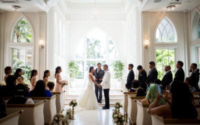 Romantic Waikiki Wedding at The Akala Chapel